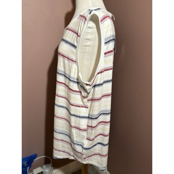 LuLaRoe Cocoa Sleeveless Top Womens 2XL Americana Collection New - Picture 2 of 10